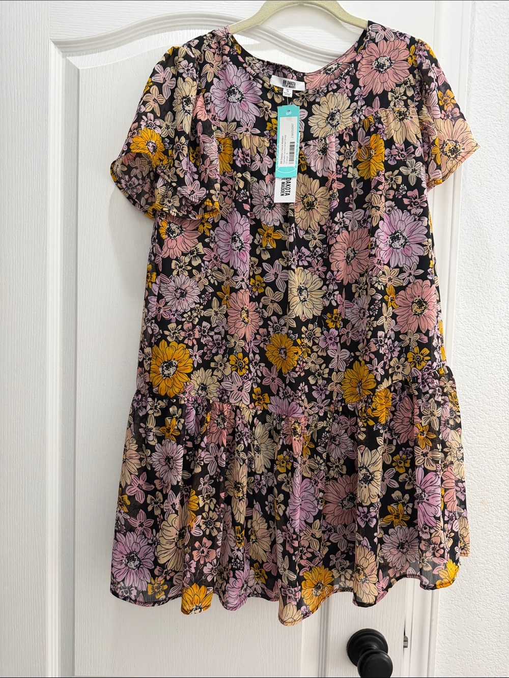 BB Dakota x Steve Madden Tiered Detail Dress